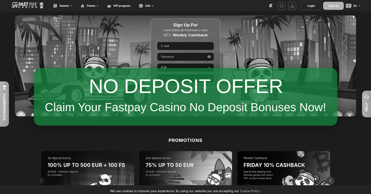 Fastpay Casino Bonuses - No Deposit Deals 2026 Australia